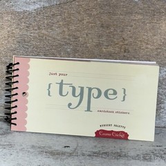 2007 Cosmo Cricket Just Your TYPE Cardstock Stickers Nursery Palette Brand New