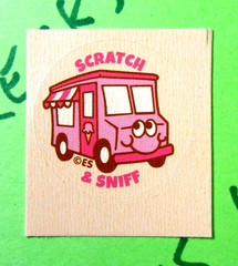 Strawberry Ice Cream Scented Stickers Lot Of 3 Everything Smells