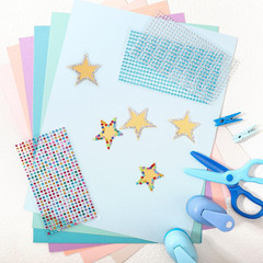 3Mm Gem Stickers, 5400PCS Rhinestone Stickers for Crafts, 12 Embellishment Rhine