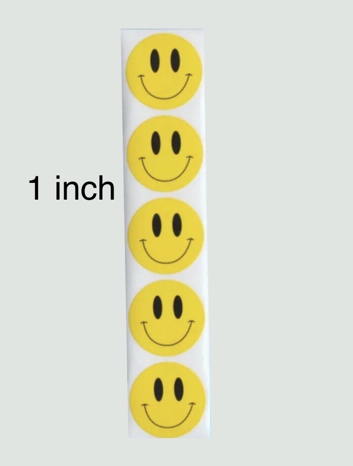 50pcs Smile Happy Face Stickers Labels Rewards Kids Shipping Supplies Thank You