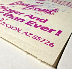 Vintage AUTOGRAPHED LISA FRANK SIGNED 1984 Markie Unicorn Jumbo Sticker 1/1 ****