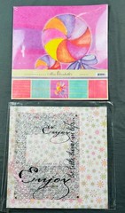 Girl Scrapbook Supply Lot Pink Pastel Paper Stickers Embellishments Card Making