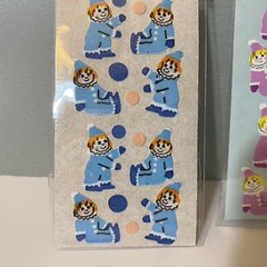 Stickermagic Clown Stickers Fuzzy +