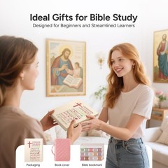 Pink Bible Cover Case Adjustable Waterproof Quilted with 75 Tabs Medium NEW