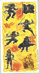 4 sheets DISNEY Pirates of the Caribbean Scrapbook Stickers
