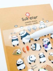 PANDA – Adorable scrapbooking sticker