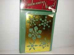 ASST METALLIC EMBELLISHMENTS, FRAMES, EMBOSSING STENCIL & RUBBER STAMPS, NIB