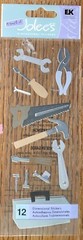 Jolees Tool Box Tools Wrench Hammer Handyman Dad Screwdriver Pliers Nails Saw