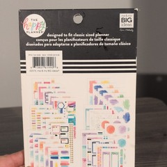 The Happy Planner Multicolor Planner Stickers Watercolor Goals 500 Pieces