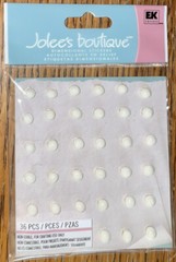 Jolees White Icing Dots Fondant WeddIng Card Making Craft 3D Scrapbook Stickers