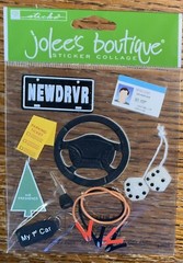 RARE Jolees NEW DRIVER Learn To Drive Car🚗Steering Wheel Keys🔑License Permit