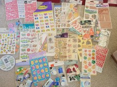 Huge Lot Vintage Regular & DIMENSIONAL Stickers Disney Sandylion Jolees 6+ Lbs
