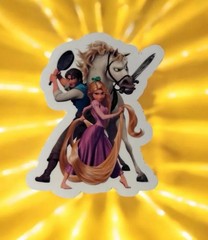 Sticker Pack | Tangled | Rapunzel | Clear