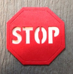 STOP SIGN Die-Cut Approx.1.5″x 1.5″(6pc)Travel•Vacation•Road Sign•Do Not Enter
