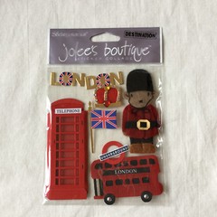 NEW Jolee’s Boutique Sticker Collage Destination London SPJE007 7 Pieces