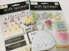 K Company *WEDDING* Scrapbooking Lot ~ Jolee’s Stickers ~ 16 Packs NEW