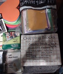 scrapbooking supplies lot, Variety of papers, embelishments, stickers, etc