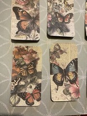 6JunkJournal Tags, Junk Journal Supplies, Scrapbooking, butterfly tags