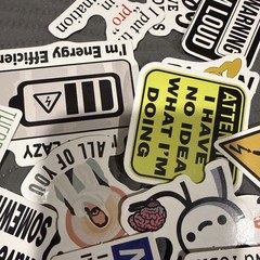 Lot Of 50+ Stickers Sarcasm Witty Rude Funny And More