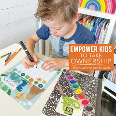 Sticker Chart for Kids Behavior at Home & Classroom – 25 Reward Chart for Kids I