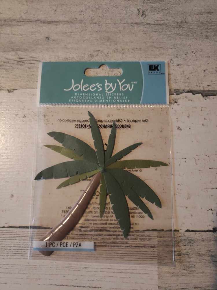 EK success Sticko jolees stickers winter palm tree