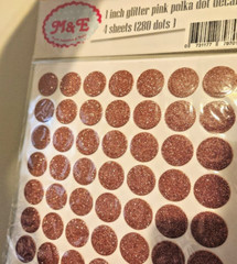 Luxury Rose Gold Polka Dot Stickers – 280 Count, 1-Inch, Multi-Use Decor