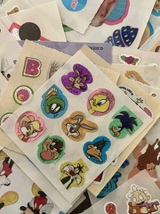♡10 Mods Sandylion Mix CHARACTER Grab Mystery Vintage Stickers Variety Random ♡