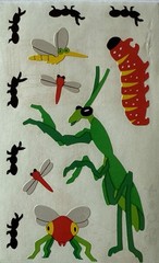 BUG FRIENDS Stickers(12pc) Mrs.Grossman’s…Ants…Grasshopper…Insect…Card Making…