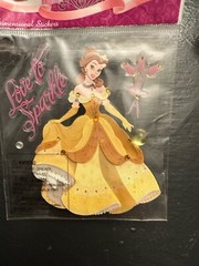 EK Sucess Disney Belle Beauty Beast Love to Sparkle Sticker Scrapbooking