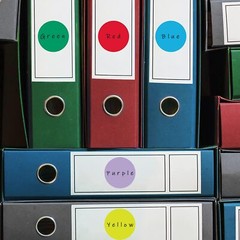 ® 1“White Circle Dot Stickers Color Coding Labels 1000PCS 2 Rolls