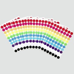 700 PCS Dot Stickers 3/4 Inch Color Coding Labels Round Colored Dot Stickers,…