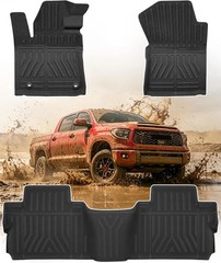 Floor Mats for Toyota Tundra: 2014-2021 (Only for CrewMax Cab), Car Accessories