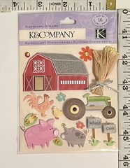FARM & ANIMALS *Jolee’s Scrapbooking Embellishments *NEW OLD STOCK 2009*