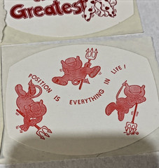 1980’s Vintage Stickers I’ve Got A Heart On For You – Unknown Brand – Collection
