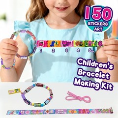 Creative Sticky Rolls Bracelet Making Kit for –150 Reusable Stickers,DIY Surp…