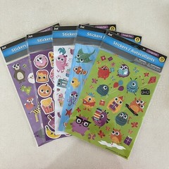 JOT GOOGLY EYE STICKERS~Lot of 5 Pkg’s, (total of 125 stickers) New Variety