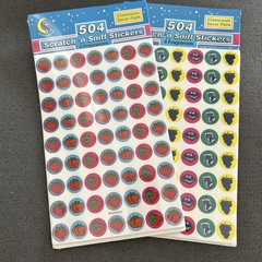 New Vintage Creative Teaching Press Scratch ‘N Sniff Saver Packs 1000+ Stickers