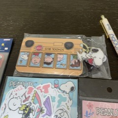 5PC NEW SNOOPY PEANUTS STICKER LOT Luggage Tag Pen Random Lot