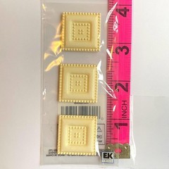 Sticko Architecture Stickers 95 pk Mini Stone Metal Embellishment Lot Dollhouse