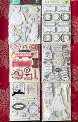 YOU CHOOSE – NEW WEDDING K & COMPANY BEAUTIFUL 3D STICKERS RARE & HARD TO FIND