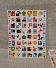 Vintage Sandylion Mrs. Grossman’s Circus Birthday Party Sticker Sheet Book Lot