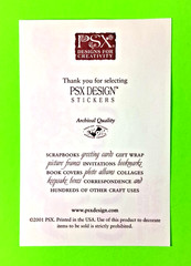 Vintage PSX Designs Horse Sticker 3 Sheets Set 1 Full 2 Partial