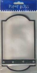 Classic Gray Black Formal Wedding Grad Journaling Block Paper Bliss Stickers