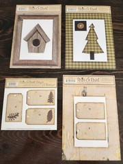 Lot Birch Tree Woods – 3D Die Cut Laser Cut New – Title Scrapbooking Retired #23