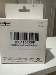 PARLAIM 1 Inch Round Permanent Adhesive Color-Code Dot Stickers 1000 per Roll