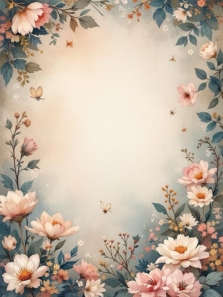 Large Flowers Decoupage Rice Paper For Ornament-Wood Art A4 1 Sheet