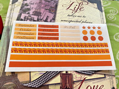 Scrapbooking Embellishment Erin Condren Planner Autumn Fall Harvest Stickers