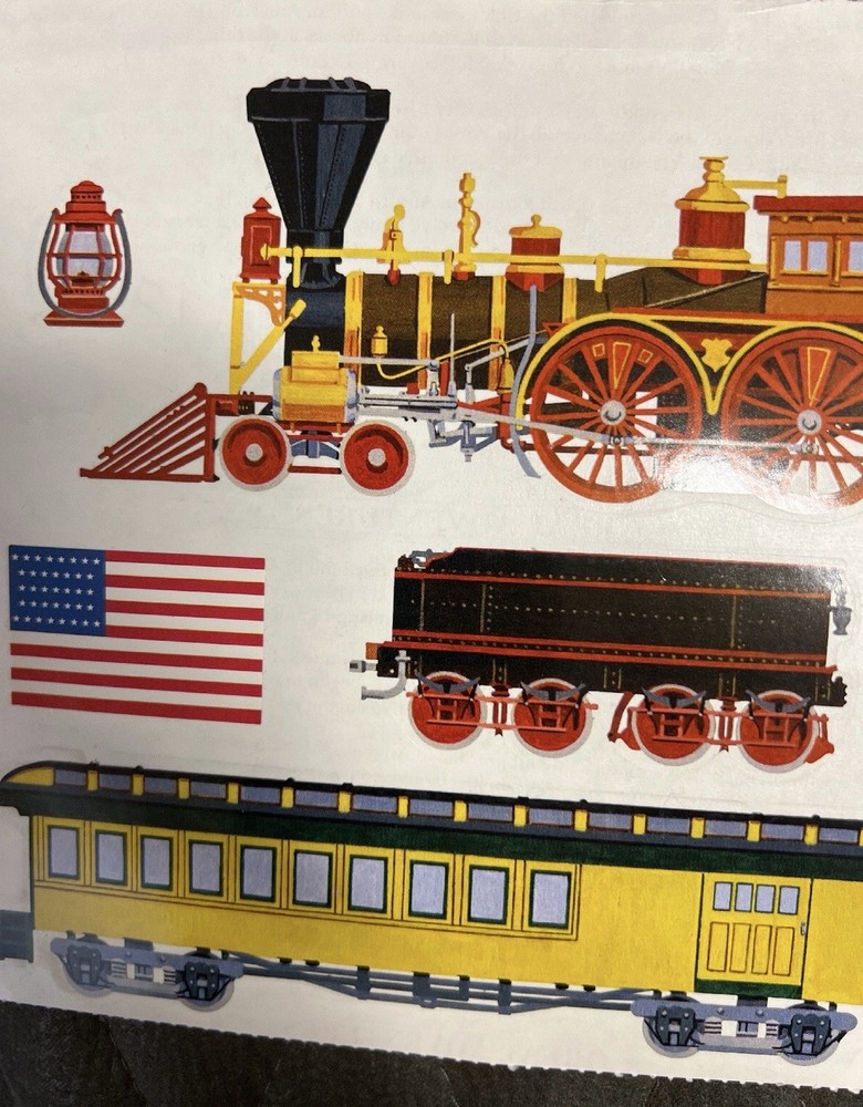 Mrs. Grossman’s Extravagant Stickers 1800s Train