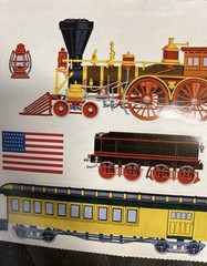 Mrs. Grossman’s Extravagant Stickers 1800s Train