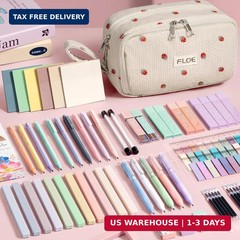 62PCS Aesthetic School Supplies Cute Back to School Supplies Stationary Set | Co